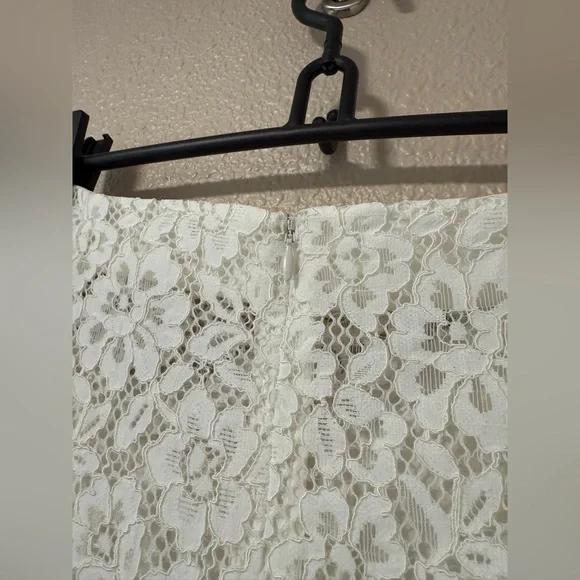 NWOT Proenza Schouler Jasmine White Lace Skirt Maxi White Sheer Skirt Size 4 S/M - Picture 12 of 14